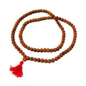 Четки из рудракши, 108 бусин фото