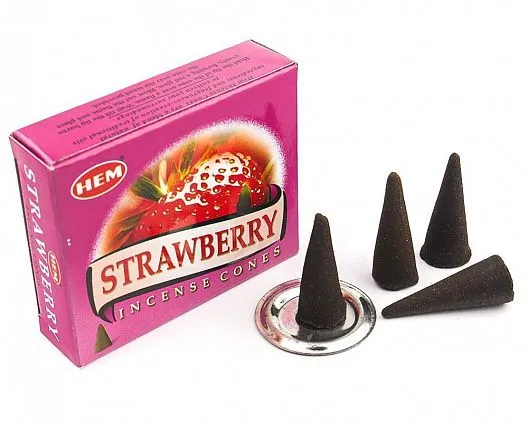 Благовония-конусы HEM Strawberry "Клубника"