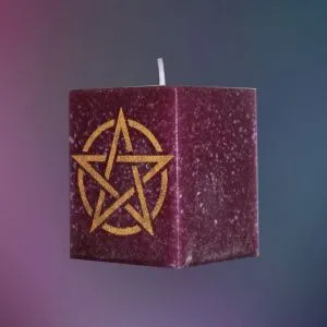 Свеча-пентаграмма 