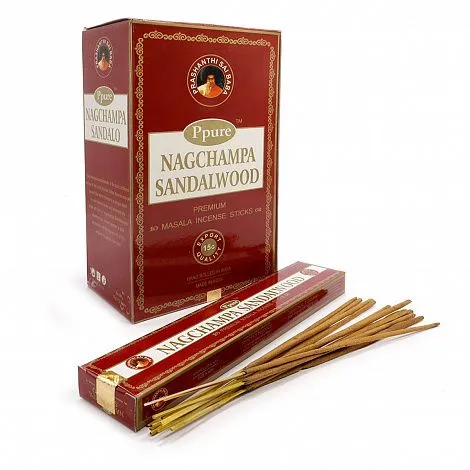 Благовония Ppure Nag Champa Sandalwood "Нагчампа и сандал"