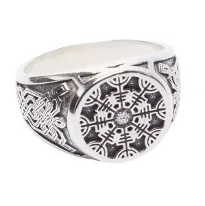 Серебряный перстень-печатка