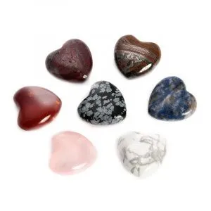 Сердечко из камня маленькое фото