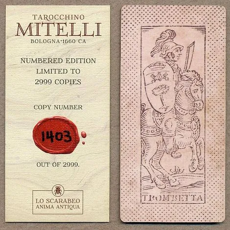 Таро Мителли (Tarocchino Mitelli), лимитированное издание