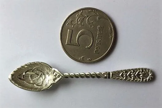 Серебряный талисман "Ложечка"