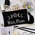 Мешочек для Таро "Witch, please" со светлой вышивкой
