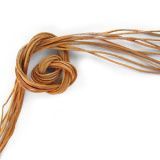 Кожаный шнурок светло-коричневый