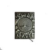 Блокнот для записей &quot;Мировое древо&quot;, серебристый, 13,5х10 см