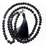 Четки &quot;Сила внутри нас&quot;, 108 бусин из черного агата