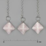 Маятник &quot;Меркаба&quot; из розового кварца