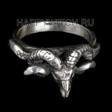 Серебряное кольцо &quot;Бог черного света&quot;