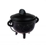 Ведьмин котел &quot;Триединая луна&quot; чугунный, 11,5 х 11 см