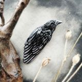 Брошь &quot;Тотемный Ворон&quot;