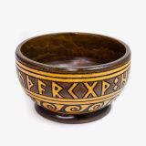 Деревянная руническая чаша &quot;Старший Футарк&quot;