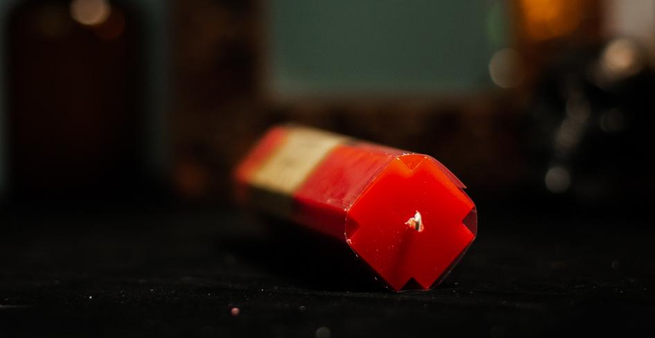 Цветные свечи-кресты