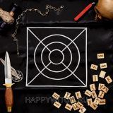 Рунический набор &quot;Карта судьбы&quot; (скандинавские руны + скатерть для гадания)