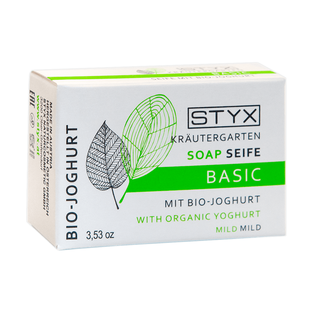 

Мыло для чувствительной кожи STYX "Йогурт" с отбеливающим эффектом, 100 г