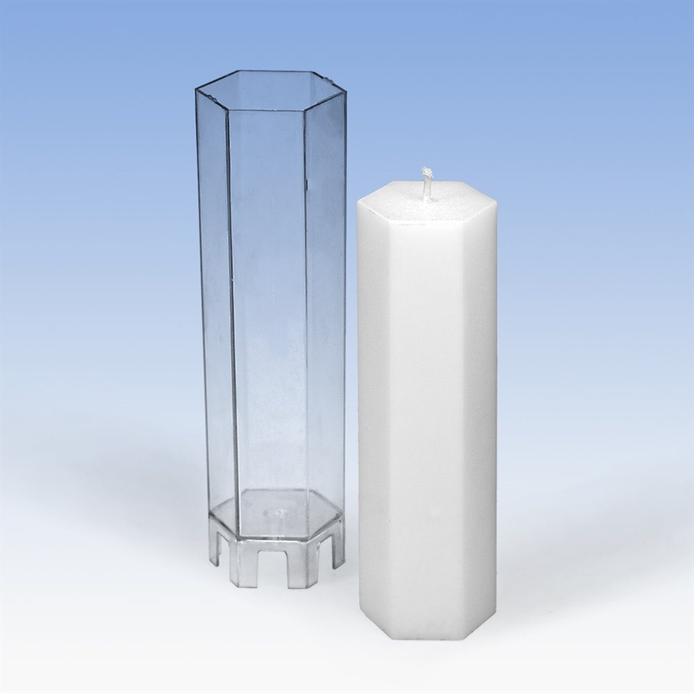 

Форма для свечей-колонн "Шестигранная"