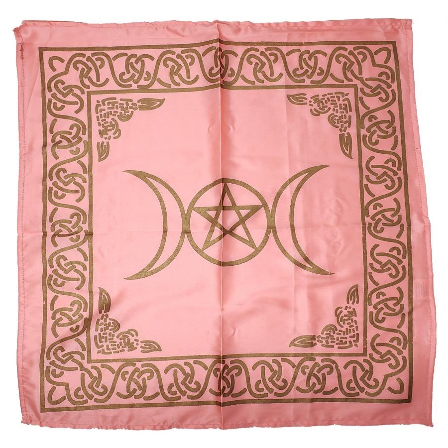 

Алтарное покрывало "Триединая Богиня" нежно-розовое