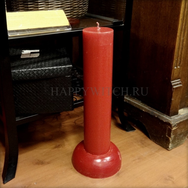 

Алтарная красная свеча (40 см)