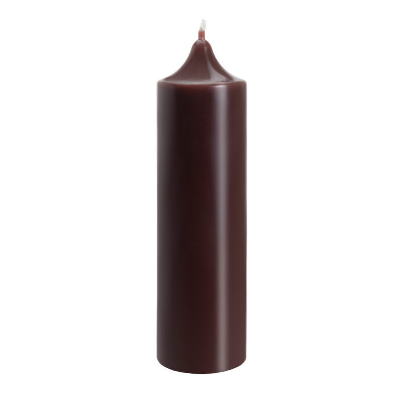 

Свеча-колонна 14 см коричневая