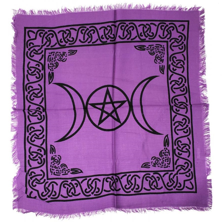 

Алтарное покрывало "Триединая Богиня" фиолетовое