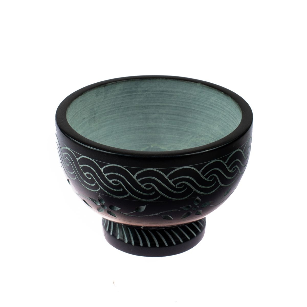 

Алтарная чаша "Ботаника" из черного камня