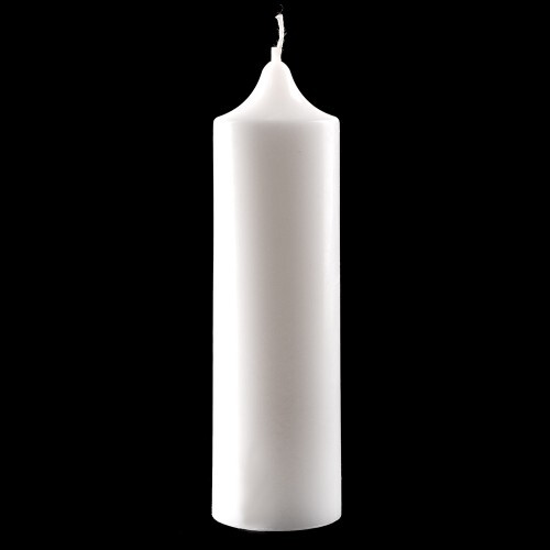 

Свеча-колонна 14 см белая