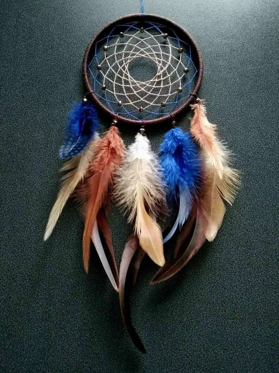 Ловец снов с одним кольцом "Сиалия", диаметр 14 см