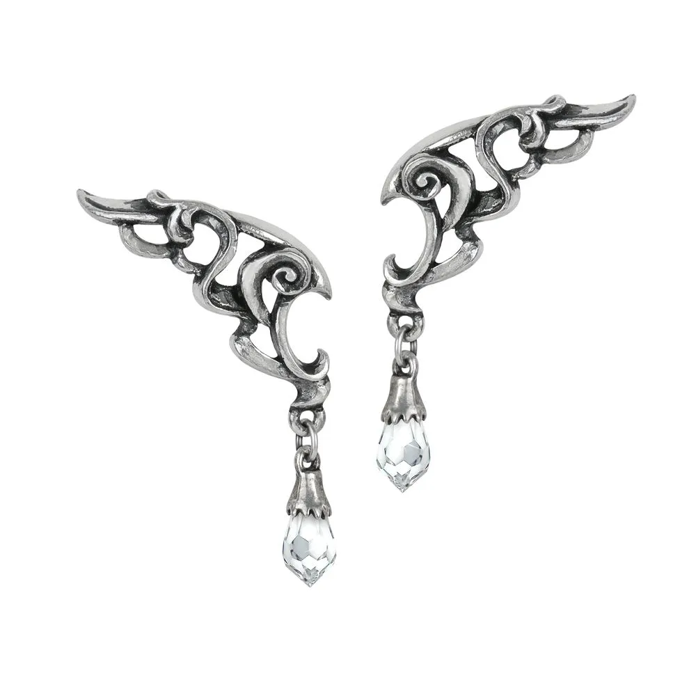 Серьги "Крылья вечности"