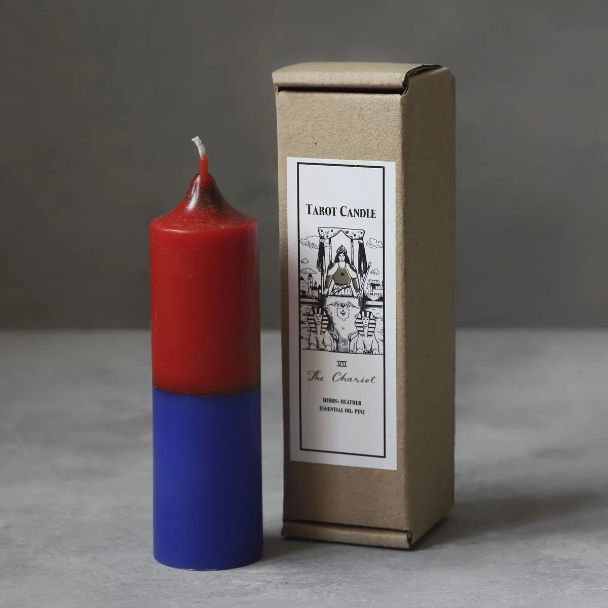 Свеча Таро "Колесница"