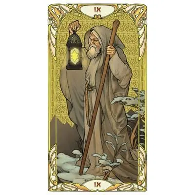 Золотое Таро Арт-Нуво (Golden Art Nouveau Tarot)