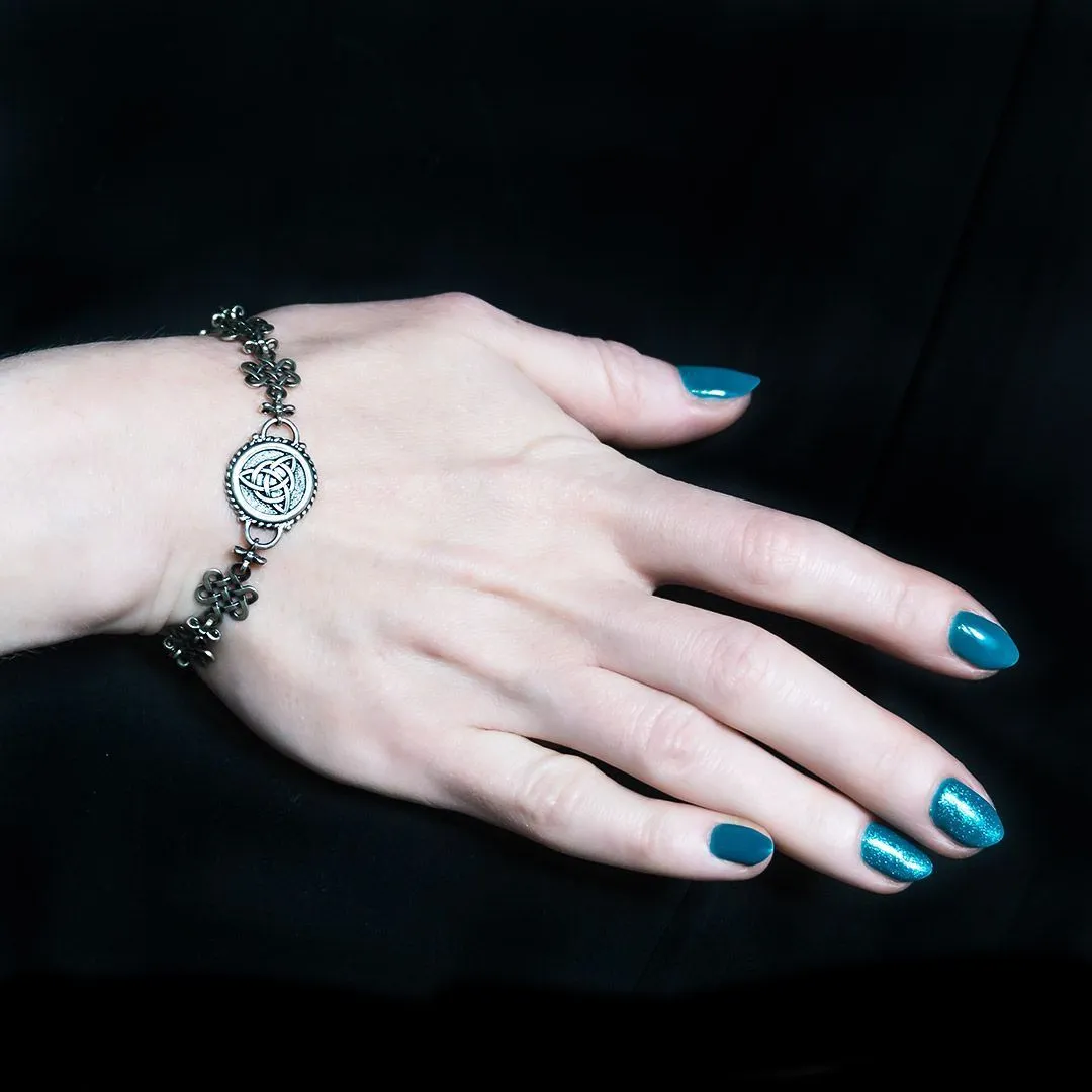 Браслет "Триединство" с серебрением