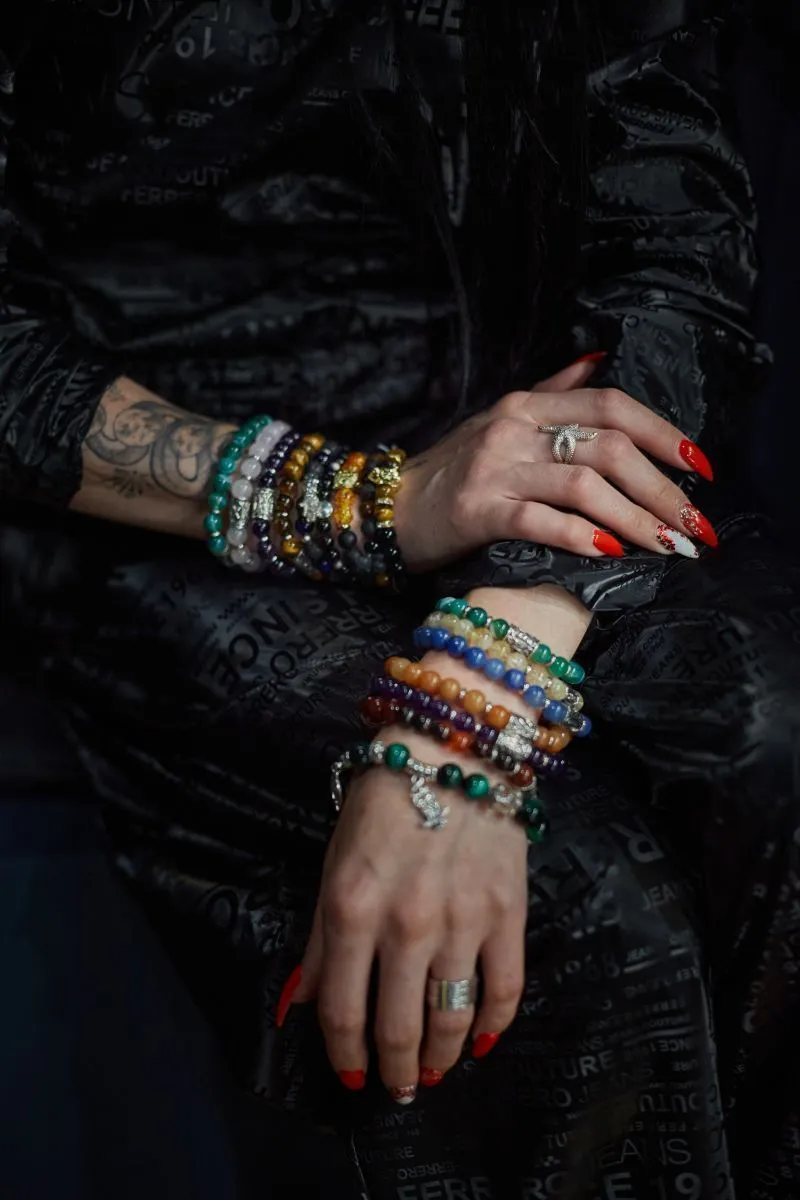 Браслет-талисман "Духовный мир" из бирюзы