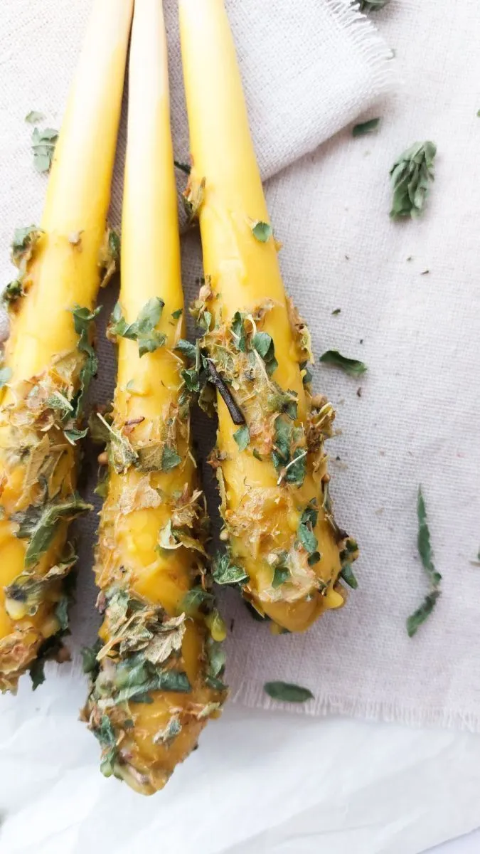 Свеча программная маканая "Перо Жар-птицы"