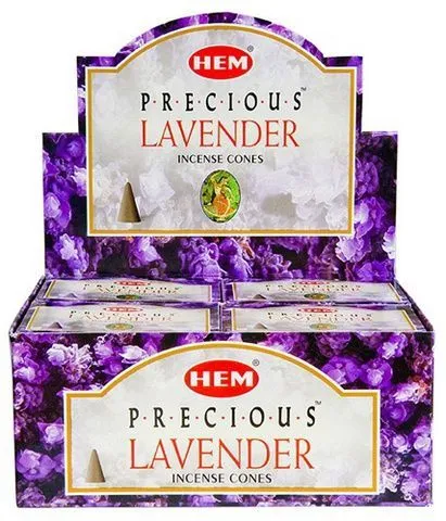 Благовония-конусы HEM Precious Lavender "Драгоценная лаванда"