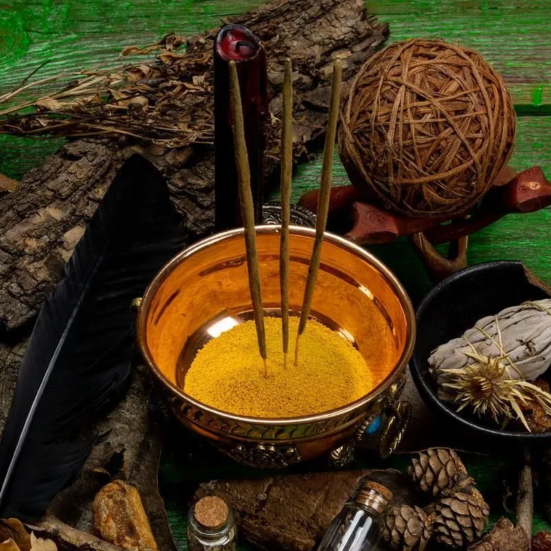 Песок для курильниц желтый