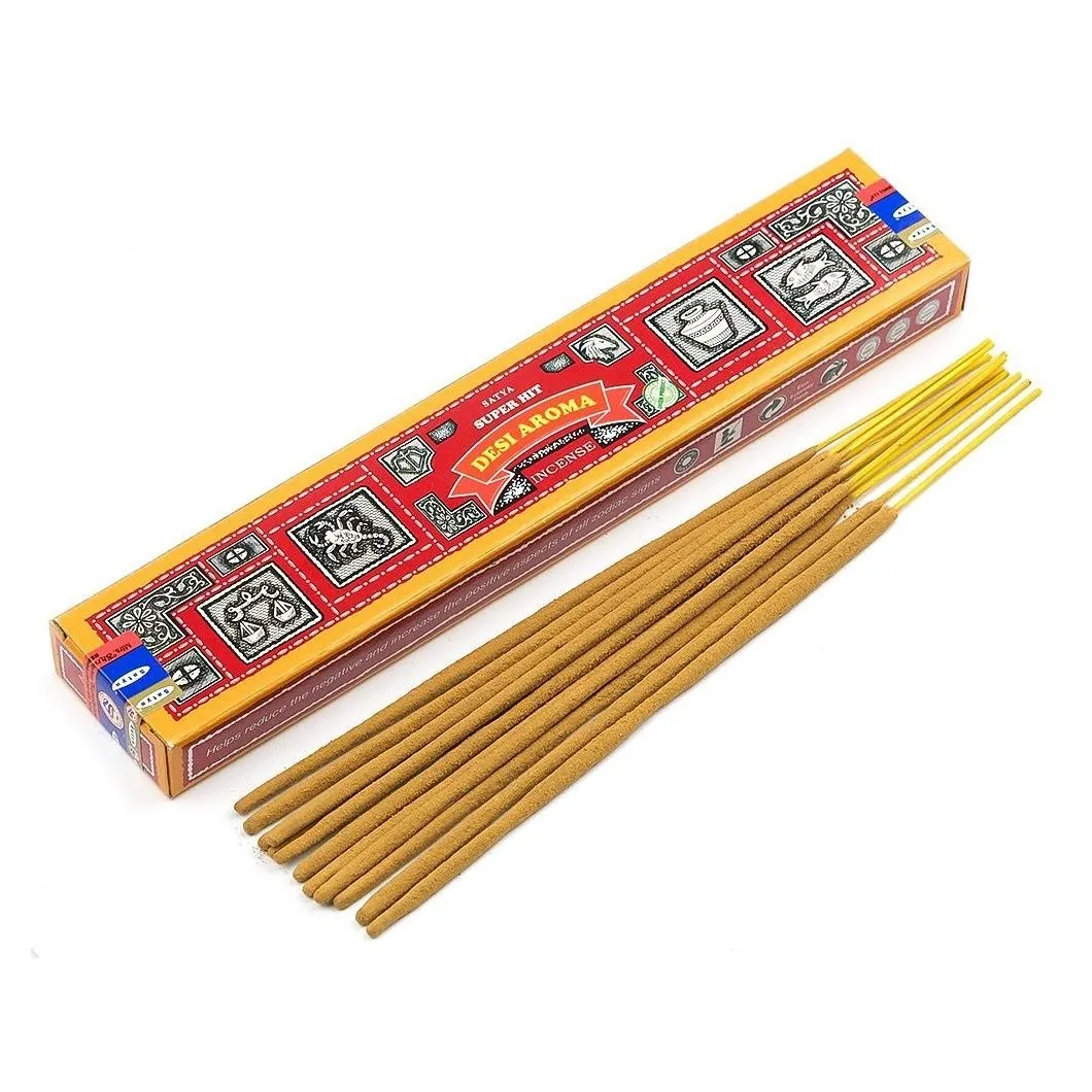 Благовония Satya Super Hit Desi Aroma "Супер Хит - Индийский Аромат" 15 гр.