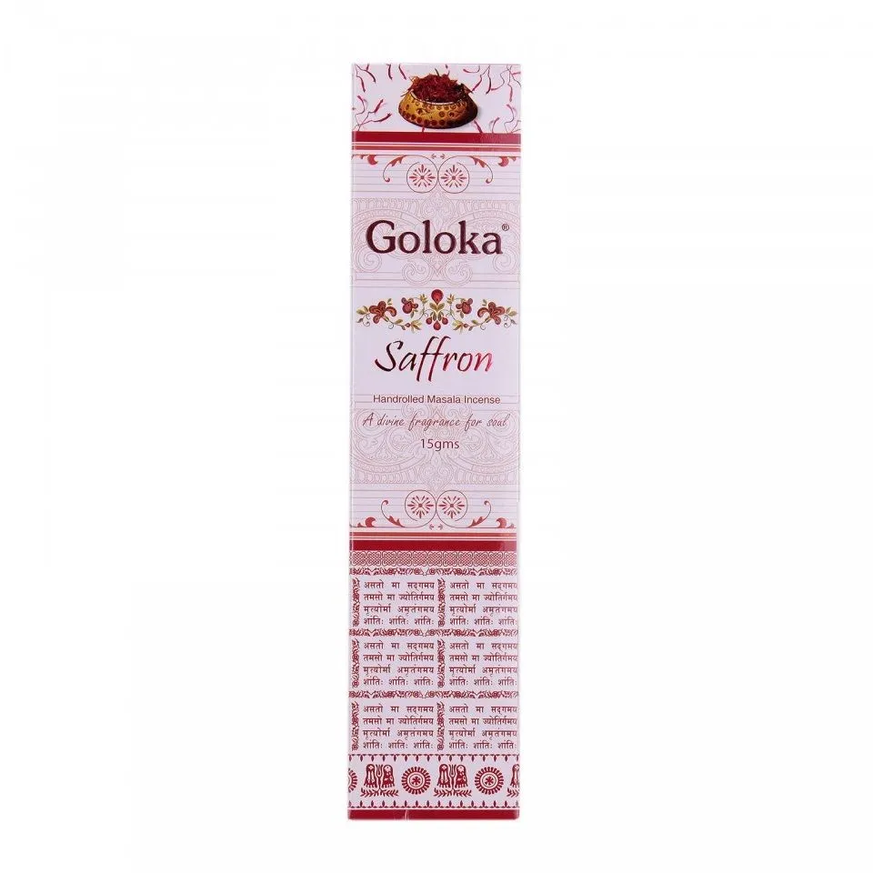Пыльцовые благовония Goloka "Шафран"