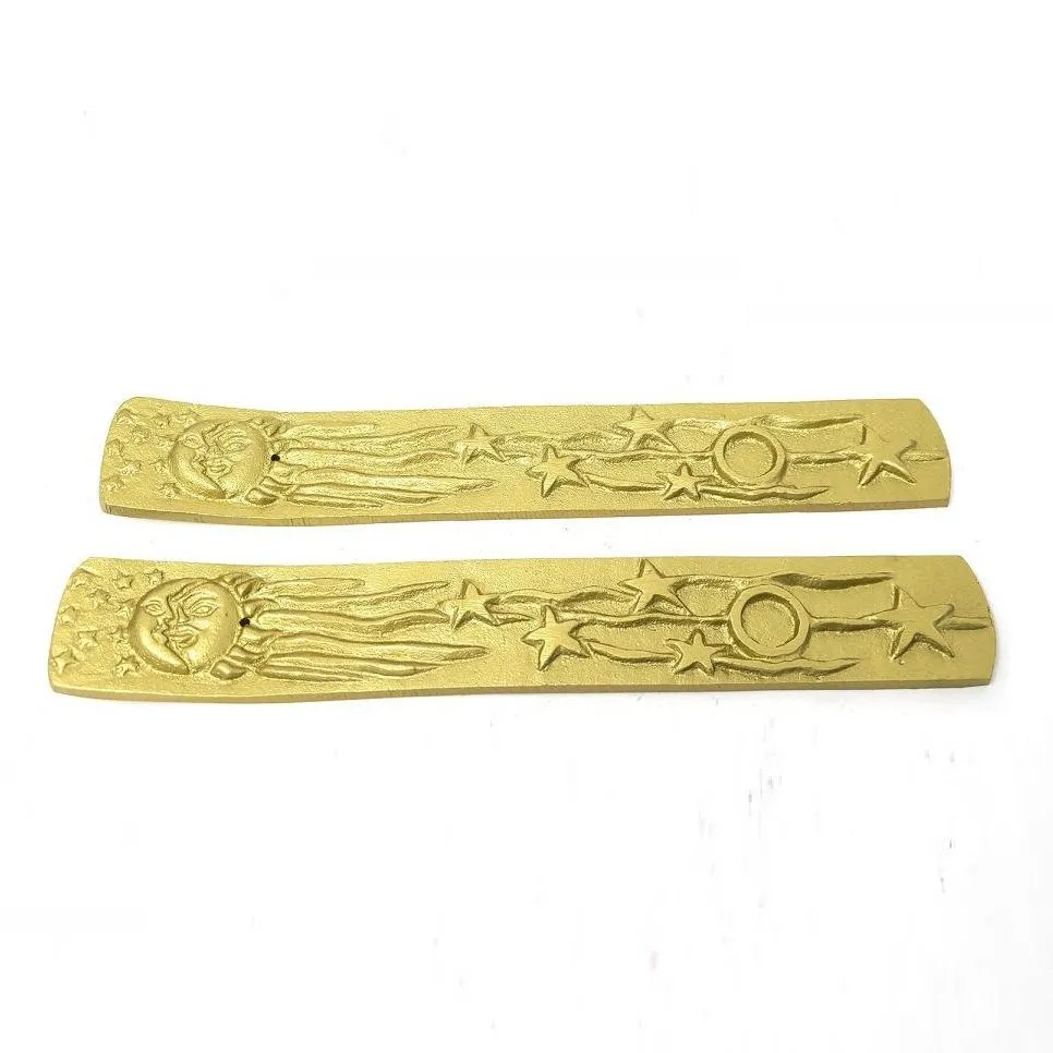 Подставка-лыжа для благовоний "Союз светил" металлическая