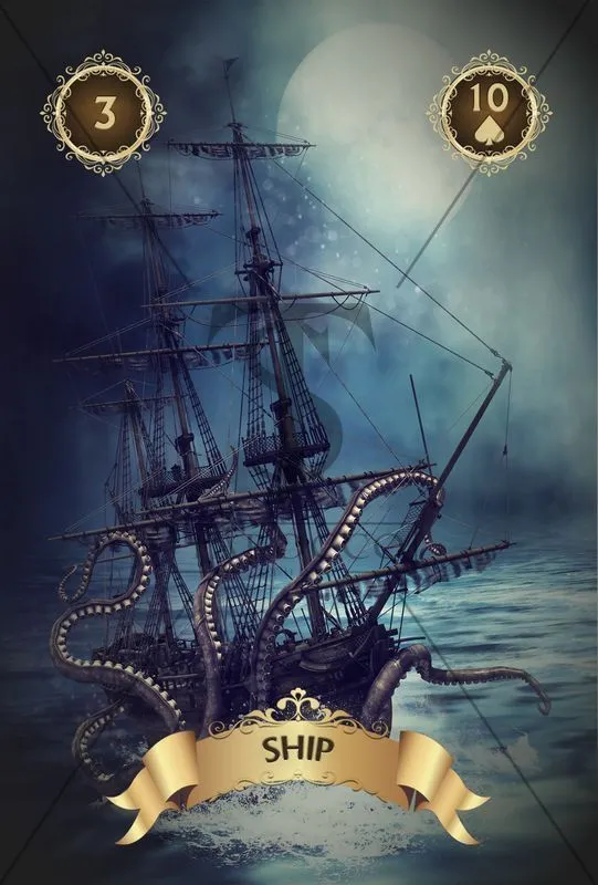 Оракул Ленорман "Золотые Мечты" (Golden Dreams Lenormand Oracle Cards)