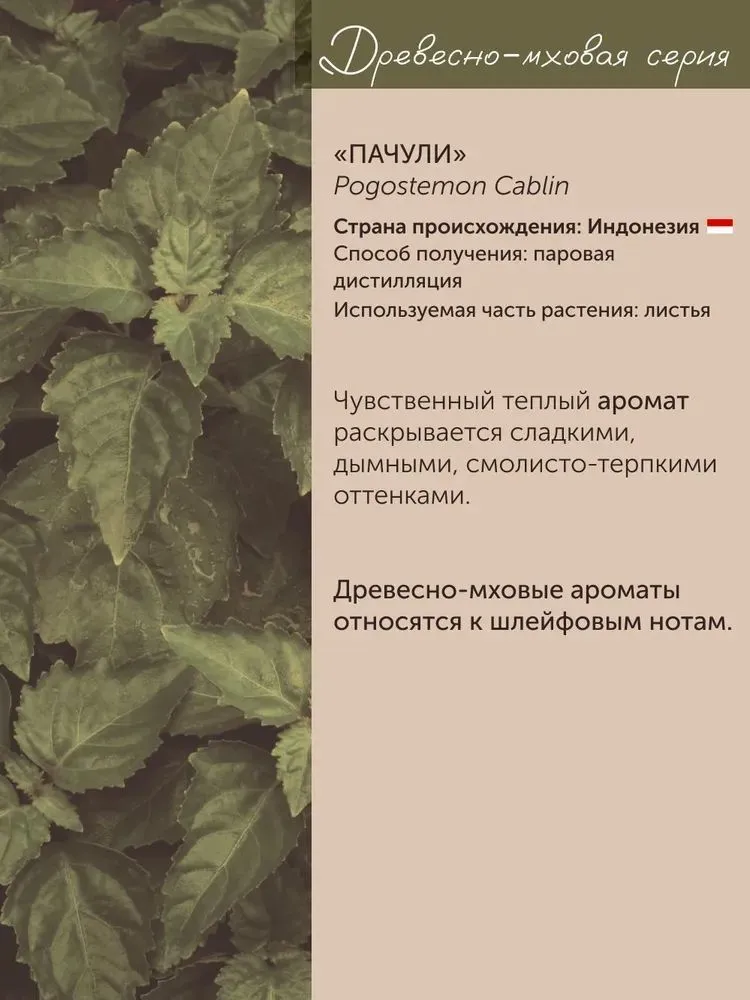 Набор эфирных масел (пачули, иланг-иланг, сандаловое дерево, роза дамасская), 35 мл