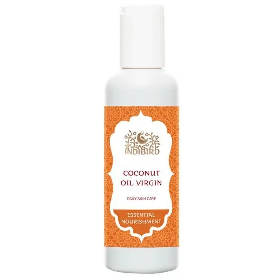 Натуральное косметическое масло кокоса холодного отжима Indibird (Coconut Oil Virgin) 150 мл