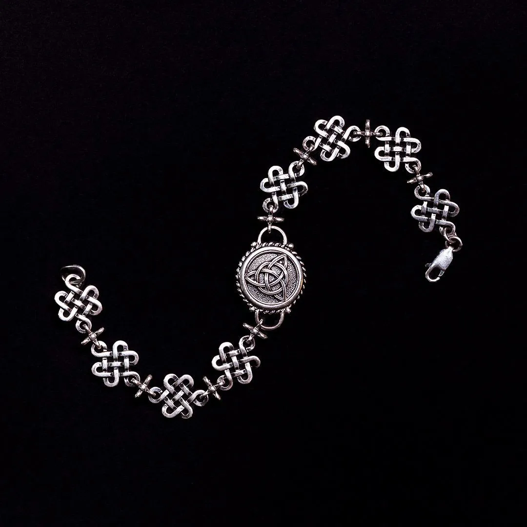 Браслет "Триединство" с серебрением