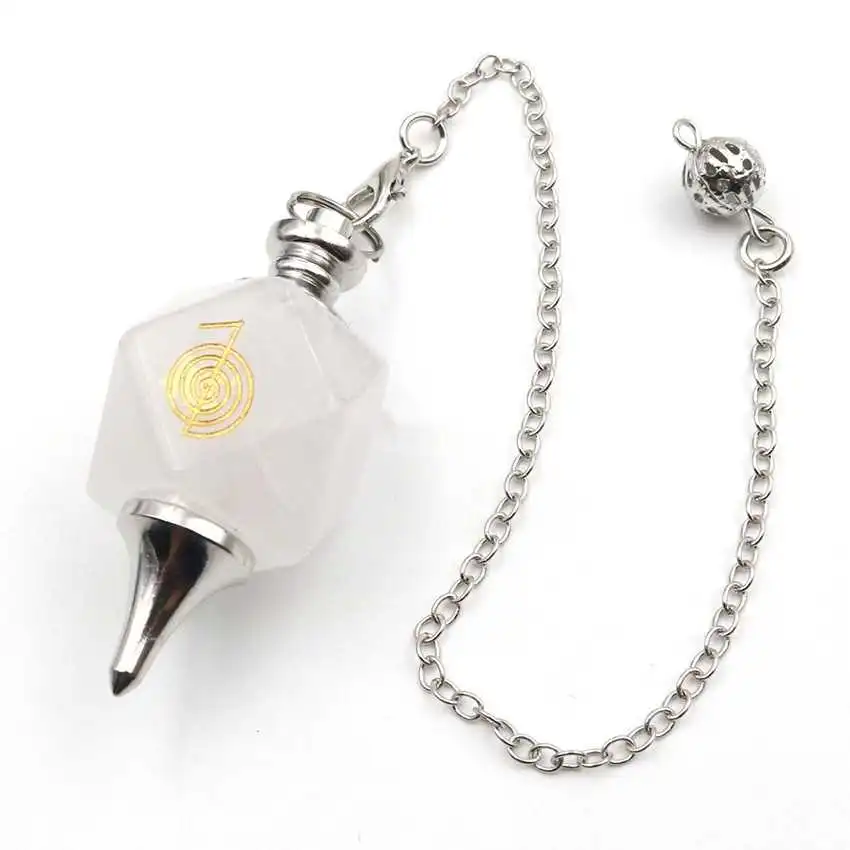 Маятник для биолокации "Навигатор энергий" Cho Ku Rei, горный хрусталь