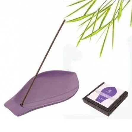 Подставка для благовоний "Лепесток лотоса" фиолетовая