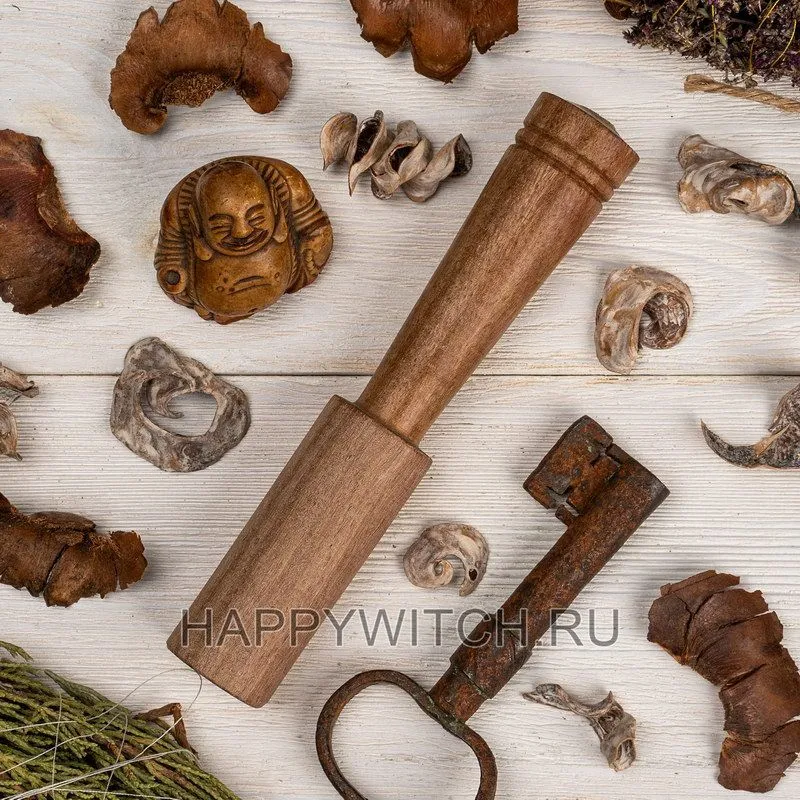 Резонатор для поющих чаш деревянный, 14 см