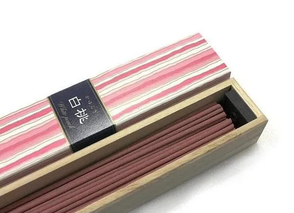 Японские благовония Kayuragi "White Peach" ("Белый персик")