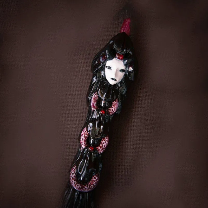 Ритуальный нож "Лилит", гранат и аметист