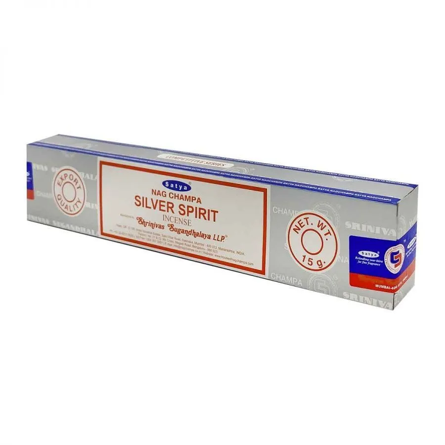 Благовония Satya Silver Spirit "Серебряный дух" 15 гр. (серия Nag Champa)
