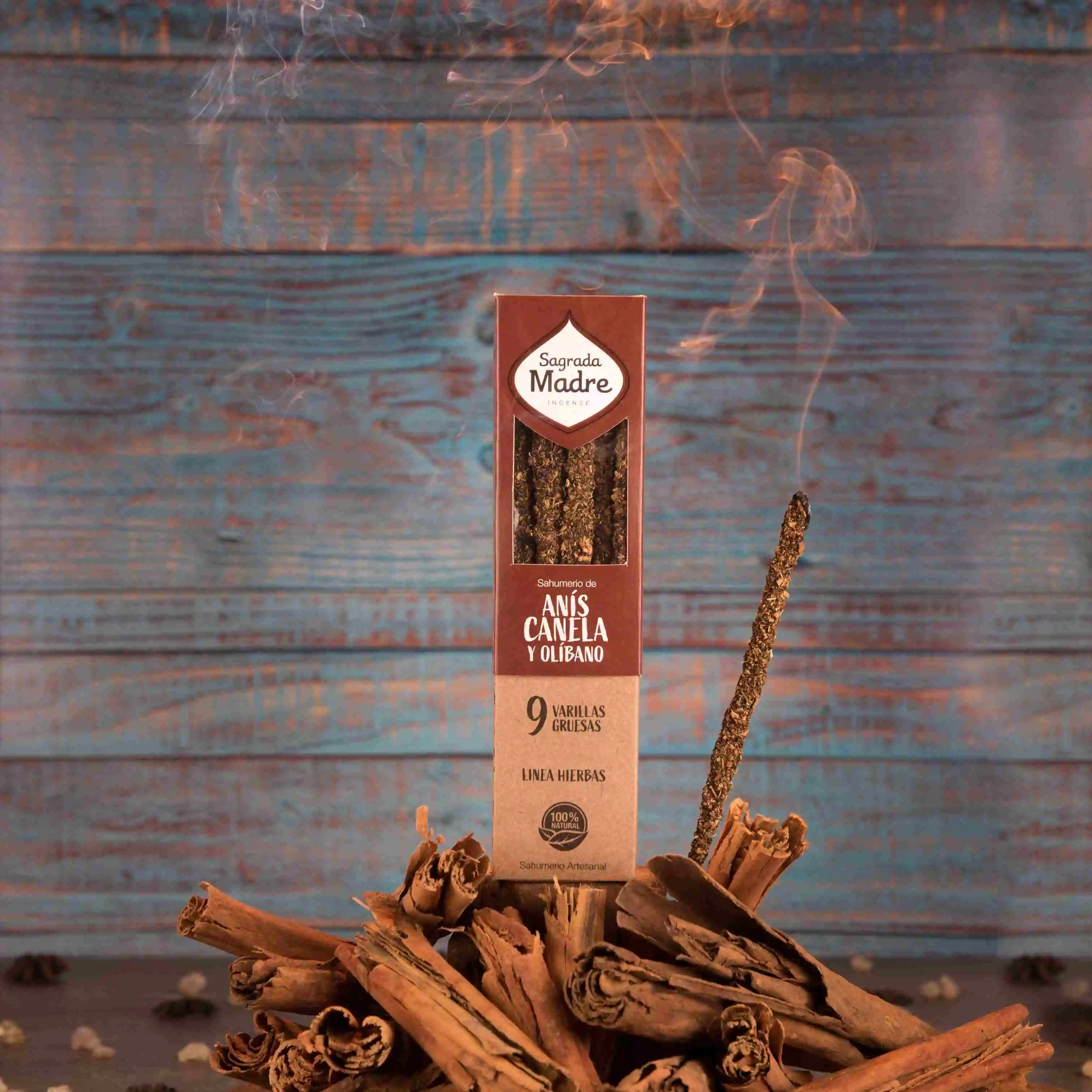 Благовония Sagrada Madre "Корица, анис и ладан" (серия Herbs & Flowers)